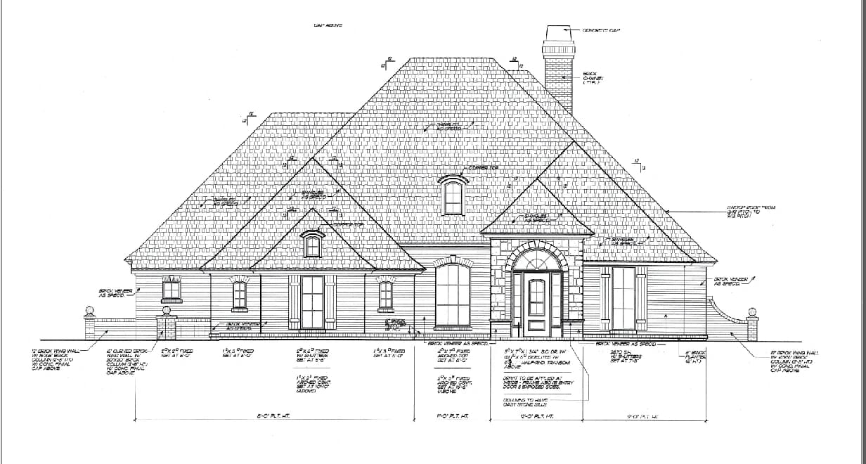 The King Thomas exterior elevation