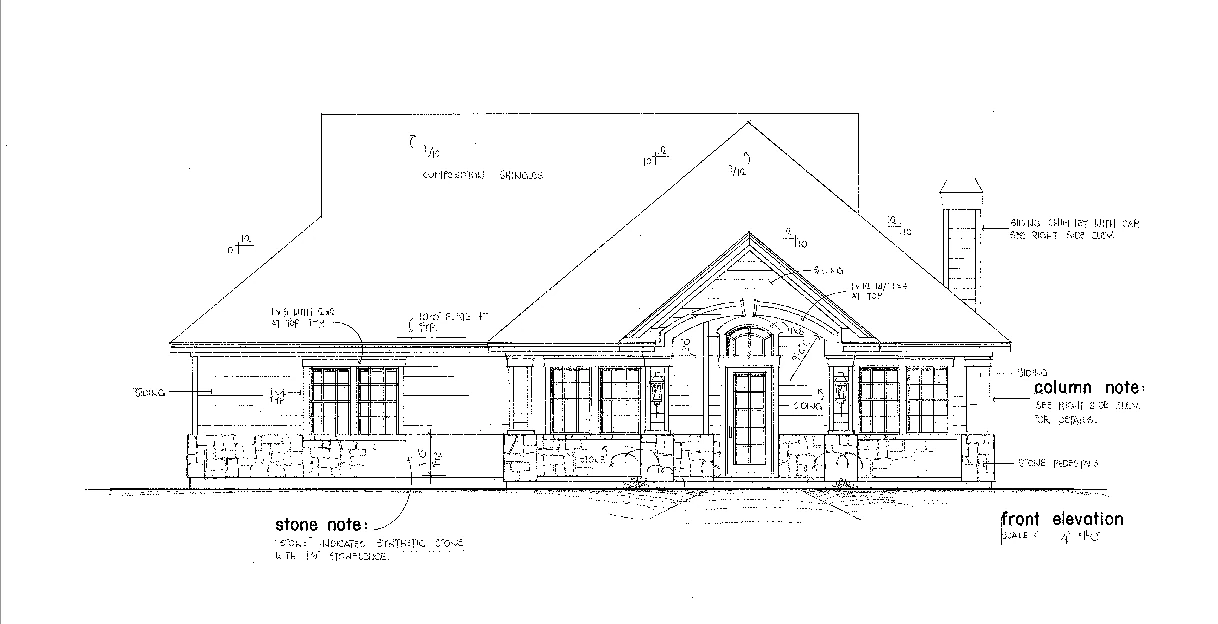 The Savannah exterior elevation